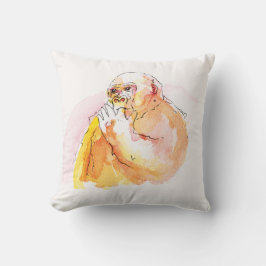 Almofada Gorilla sucking fingers Cushion 指しゃぶりのゴリラクッション