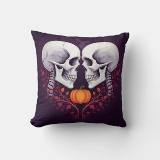 Almofada Gothic Romance Skull Art 
