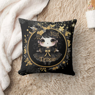 Almofada Gótico De Animes - Bonito Decor Personalizado Dom