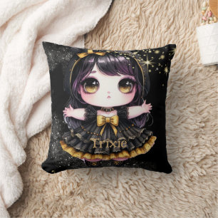 Almofada Gótico De Animes - Bonito Decor Personalizado Dom 