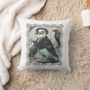 Almofada Gótico Orçamento Edgar Allan Poe Inspirou Parakeet