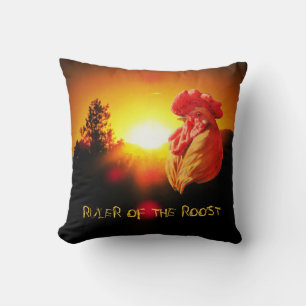 Almofada Governador do Roost. Rooster Sunrise
