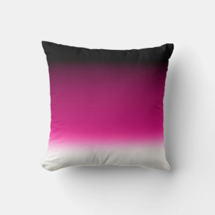 Almofada Gradiente branco rosa burgundy