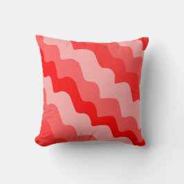 Almofada Gradiente de ondas onduladas do oceano Vermelho