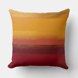 Almofada gradiente de ouro e de marsala