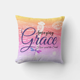 Almofada Gradiente surpreendente do pastel Grace Dragonfly