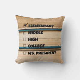 Almofada Graduação no Ensino Médio Senhora Presidente