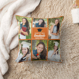 Almofada Graduação Personalizada de Colagem de Fotos do For