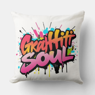 Almofada Graffiti Soul Pillow - Urban Street Art Hip Hop