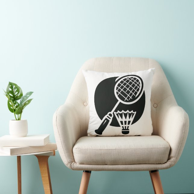 Almofada Gráfica de Badminton (Cadeira)