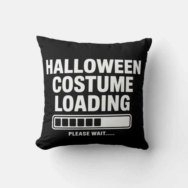 Almofada Gráfico de carregamento de fantasia de Halloween l (Frente)