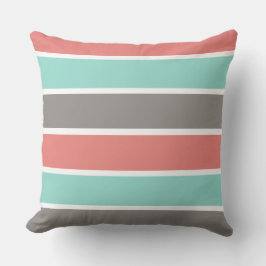 Almofada Gráfico de Padrão de Borda Rosa