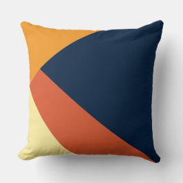 Almofada Gráfico de padrão de geometria azul