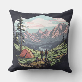 Almofada Gráfico externo exclusivo, retrô/vintagem