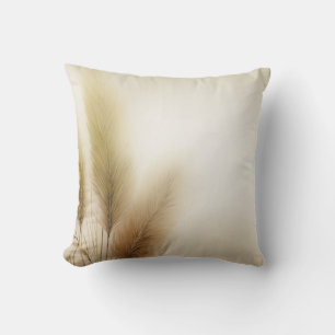 Almofada Grama Dourada das Pampas Boêmio Boho