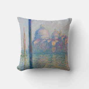 Almofada Grand Canal Monet Veneza Itália Pintura Clássica