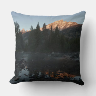 Almofada Grand Teton Sunrise em Cottonwood Creek
