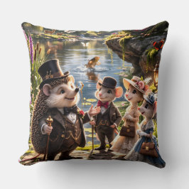 Almofada Grand Victorian Woodland animal Secret Garden stat