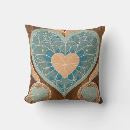 Almofada Grande Coração Azul |