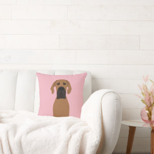 Almofada Grande Dane Fawn Dog