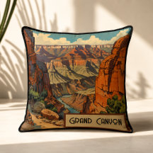 Grande Paisagem do Sudoeste do Canyon Vintage