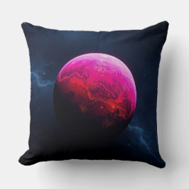 Almofada Grande Planeta Rosa Brilhante