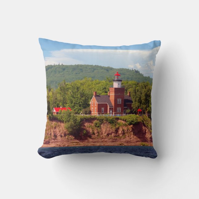 Almofada Grande travesseiro quadrado do farol de Bay (Frente)