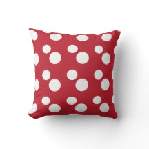 Grandes Bolinhas brancas | Vermelho