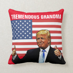 ALMOFADA GRANDMA DONALD TRUMP TRAVESSEIRO PARA GRANDES AVÔ