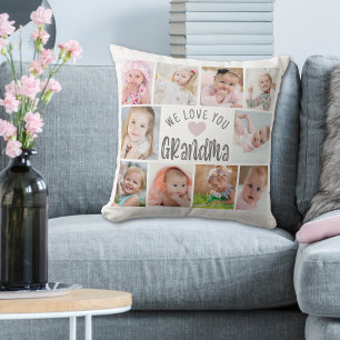 Almofada GRANDMA NÓS O AMAMAMOS 10 Personalizados De Colage
