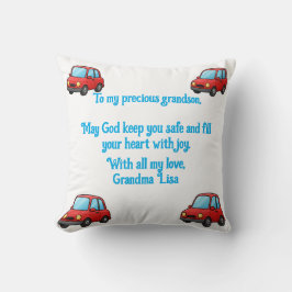 Almofada Grandson Prayer From Grandma Throw Pillow
