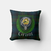 Grant Scottish Clan Tartan & Crest