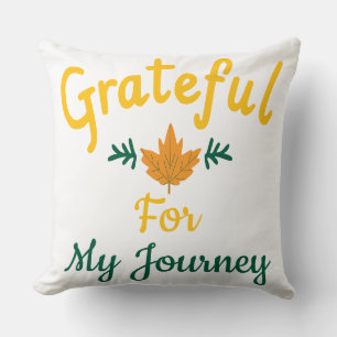 Almofada Grata pela minha viagem personalizável