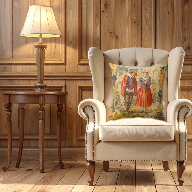 Almofada Grateful Pilgris Travesseiro de Ação de Graças (Criador carregado)