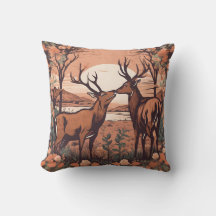 Grazing Whimsical Deer D4