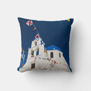 Almofada Grécia e Ilha Grega de Santorini cidade de Oia 4
