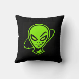 Almofada Green Alien Good Luck