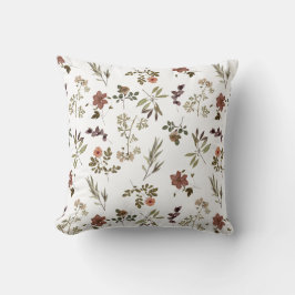 Almofada Green Burgundy Wildflower