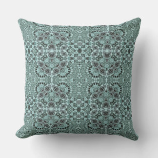 Almofada green ethnic ornament decor