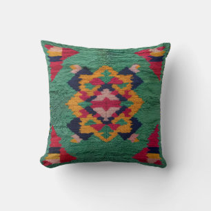 Almofada Green Kilim Travesseiros Canadá: Artesãos Tradicio