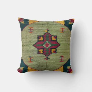 Almofada Green Kilim Travesseiros EUA: Autenticação artesan