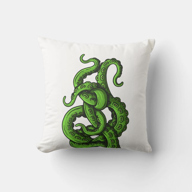 Almofada Green Tentacles (Frente)
