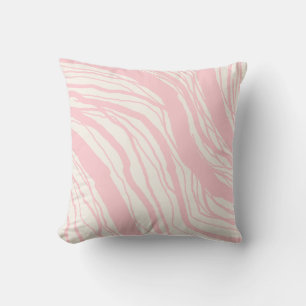Almofada Grelhas beges Rosa-Abstrato modernas
