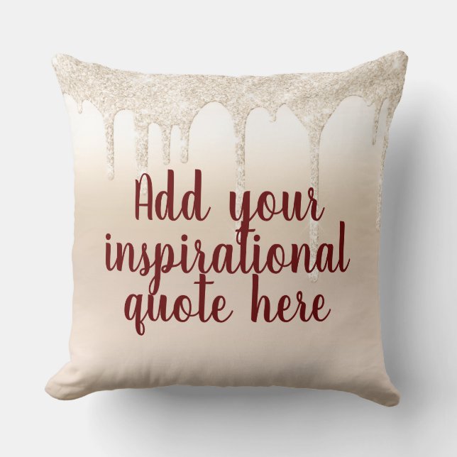 Almofada Grelhas de Luxo Douradas, Grelha (Frente)