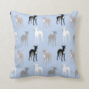 Almofada Greyhounds ou Whippets Modern Aqua Accent