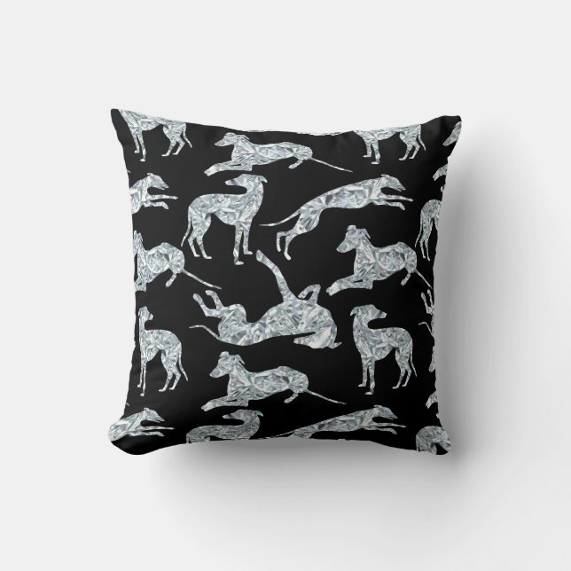 Almofada Greyt Diamond Greyhounds (Frente)