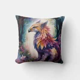 Almofada Griffin Forest Watercolor Multicolor