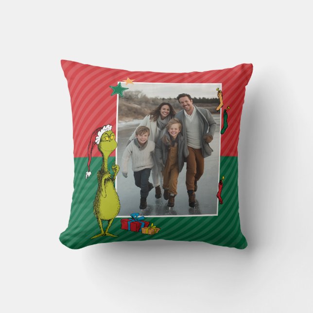 Almofada Grinch | Foto Personalizada (Frente)