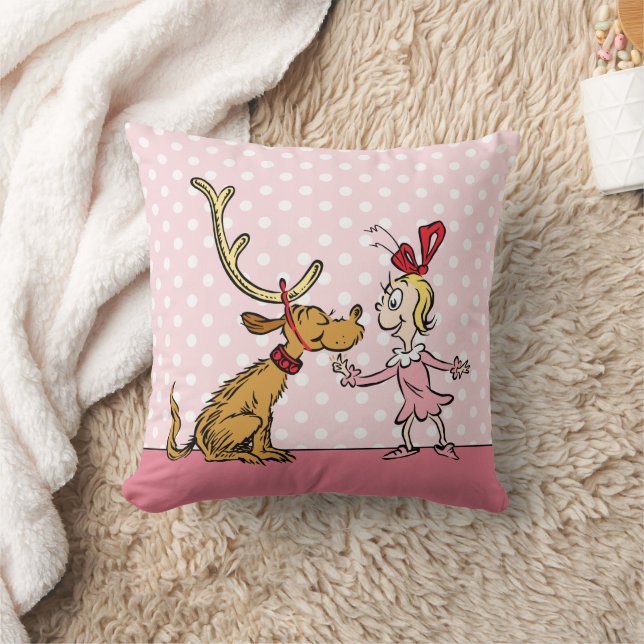 Almofada Grinch | Max & Cindy Lou Quem (Cobertor)