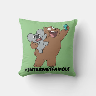 Almofada Grizz & Nom - #InternetFamous